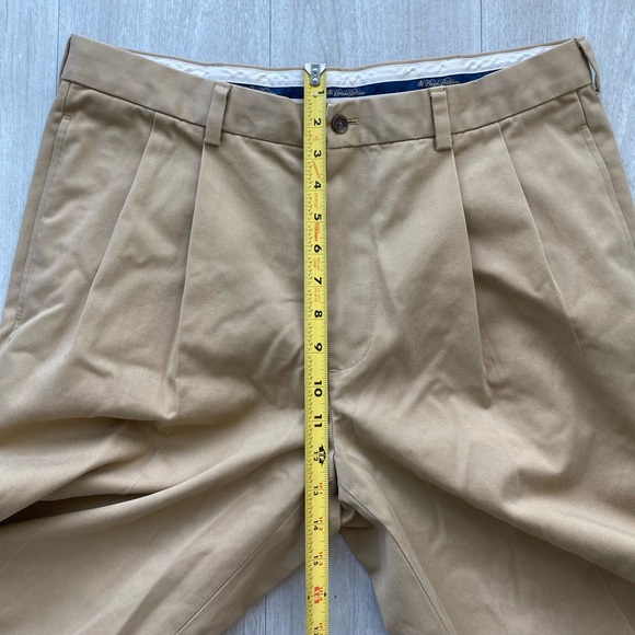 Lot Of 2 Brooks Brothers Advantage Chino Pants 35x34 Khaki Thompson Gray Elliot - Picture 6 of 14